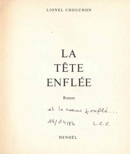 La tête enflée