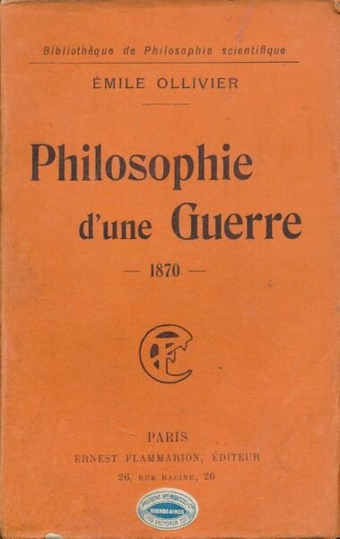 Philosophie d'une geurre 1870