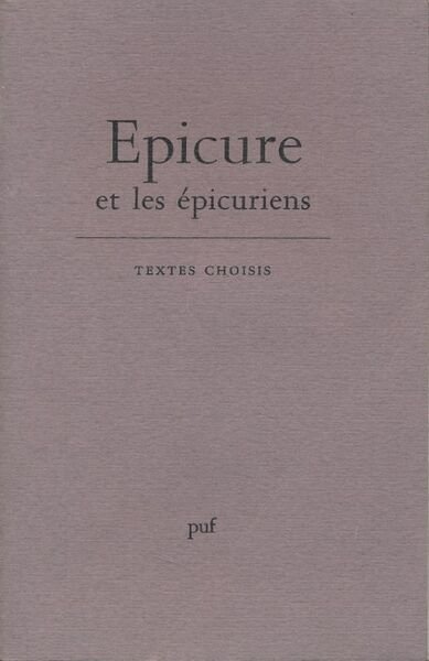 Epicure et les épicuriens