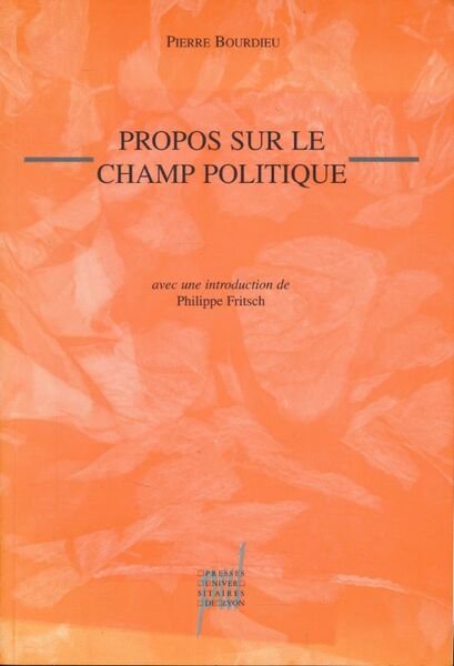 Propos sur le champ politique