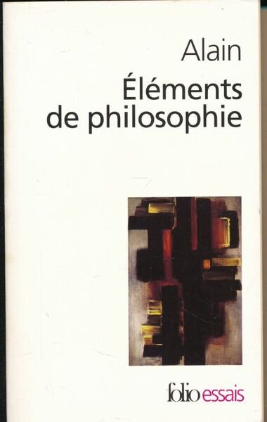 Eléments de philosophie