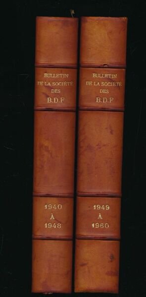 Bulletin de la Société des Bibliolâtres de France. Numéros 1 …