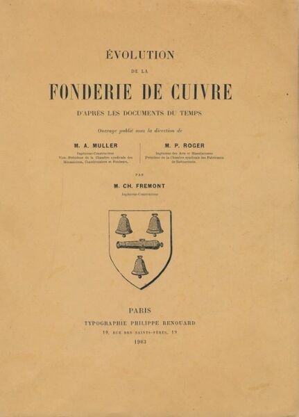 Evolution de la fonderie de cuivre d'après les documents du …