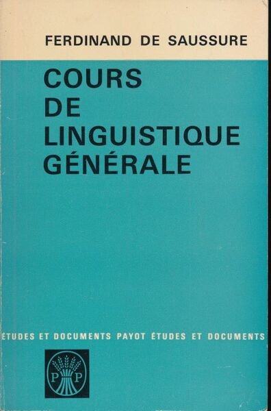Cours de linguistique générale