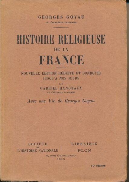 Histoire religieuse de la France
