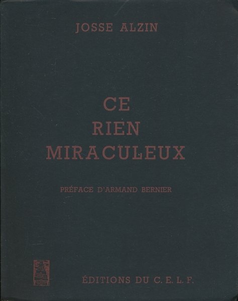 Ce rien miraculeux