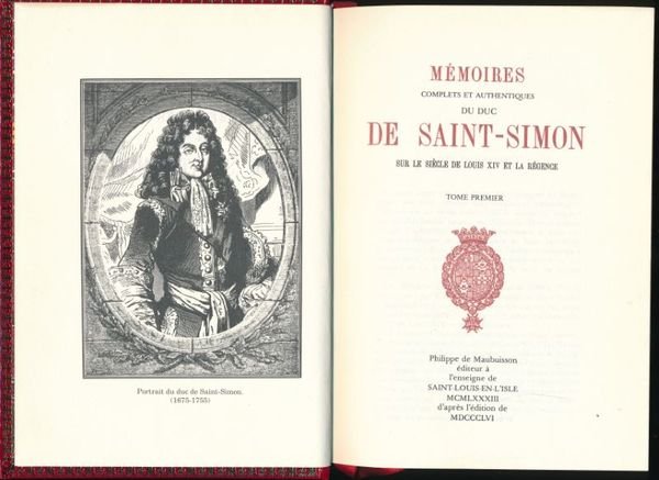 Mémoires complet du duc de Saint-Simon sur le siècle de …