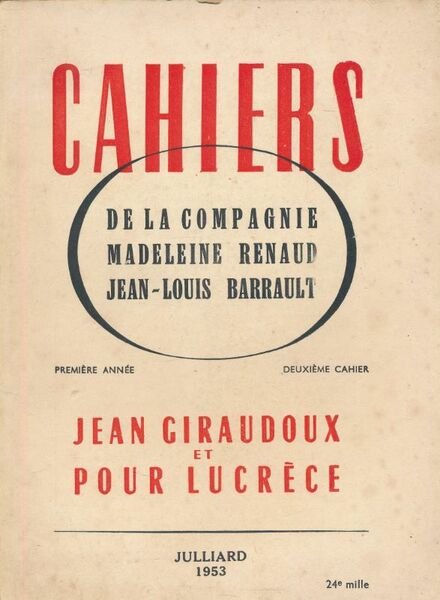 Jean Giraudoux et pour Lucrèce