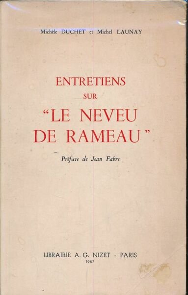 Entretiens sur le Neveu de Rameau