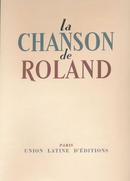 La chanson de Roland