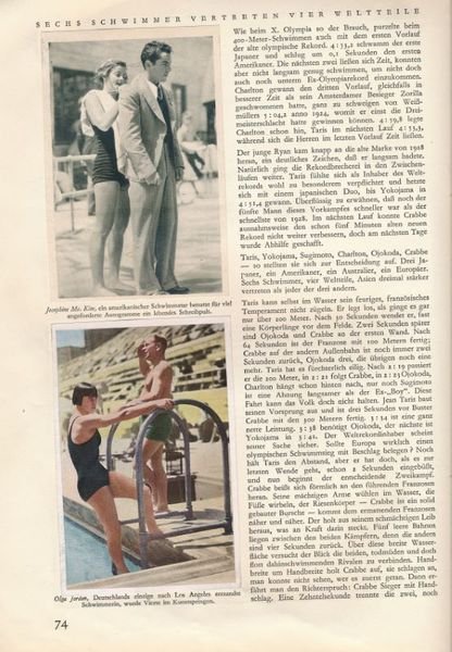 Olympia 1932. Die Olympischen Spiele in Los Angeles 1932
