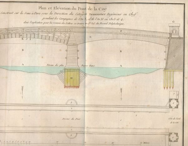Plan de Paris, avec détails historiques de ses agrandissemens et …