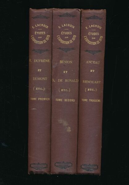 Etudes sur l'exposition de 1878. Annales et archives de l'industrie …