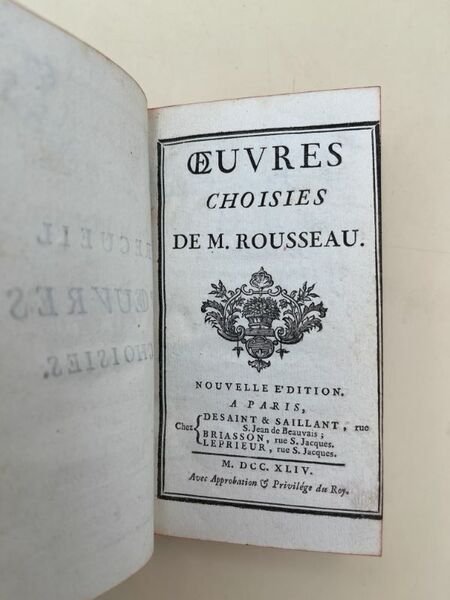Oeuvres choisies de M. Rousseau