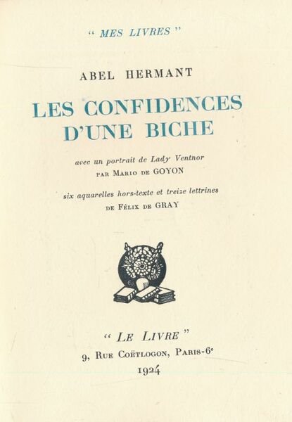 Les confidences d'une biche