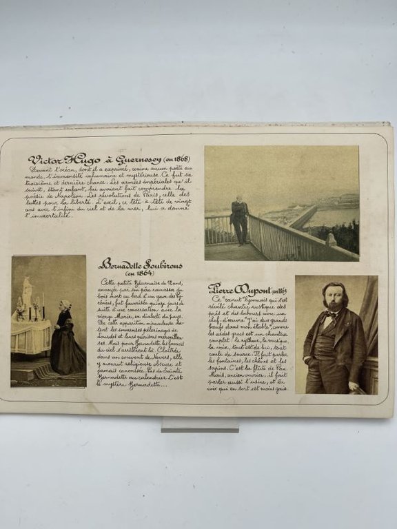 Albums de photographies "Dans l'intimité des personnages illustres". 1860-1905