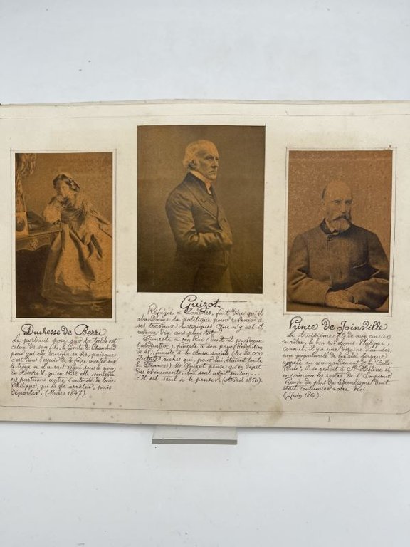 Albums de photographies "Dans l'intimité des personnages illustres". 1860-1905