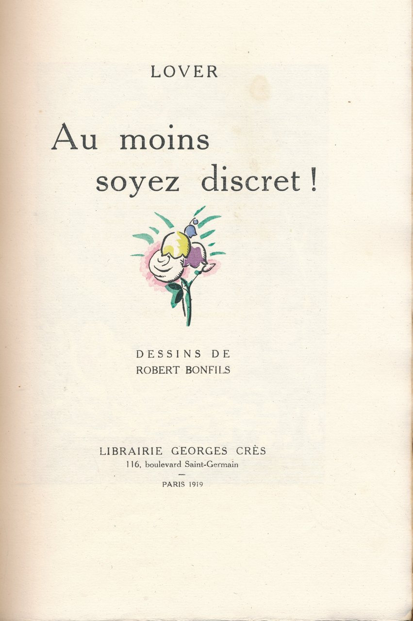Au moins soyez discret ! Poêmes de Lover