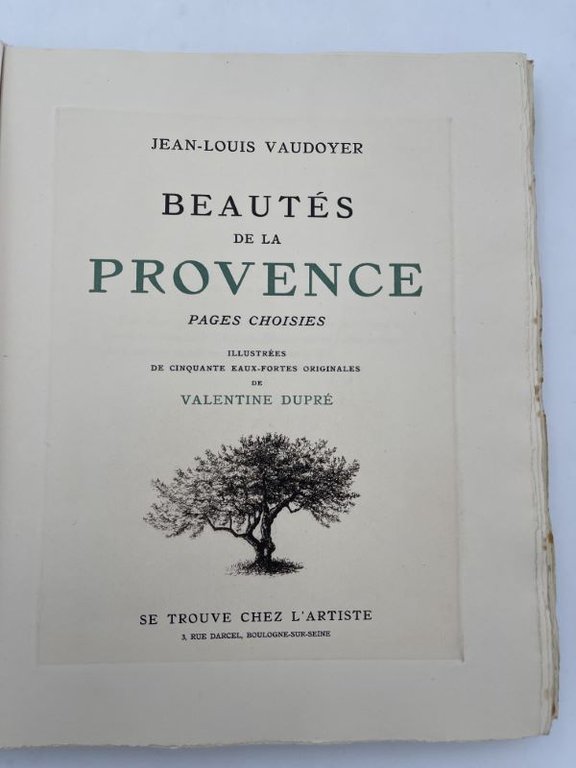 Beautés de la Provence. Pages choisies