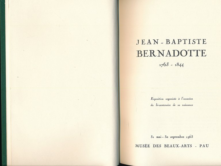 Bulletin du musée Bernadotte. N°6 au N°15 inclus