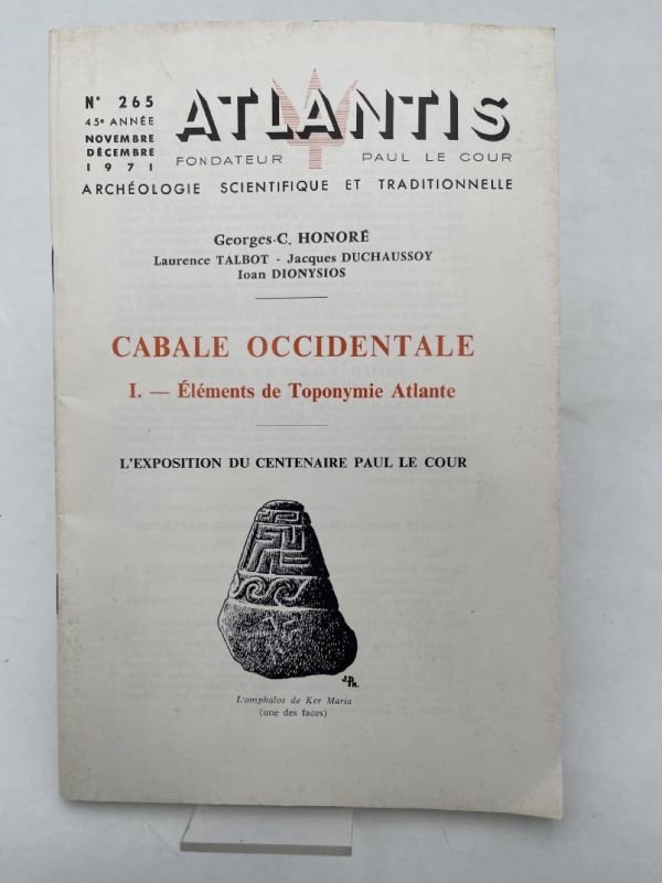 Cabale Occidentale. 1. Eléments de topolymie Atlante | Immagine principale