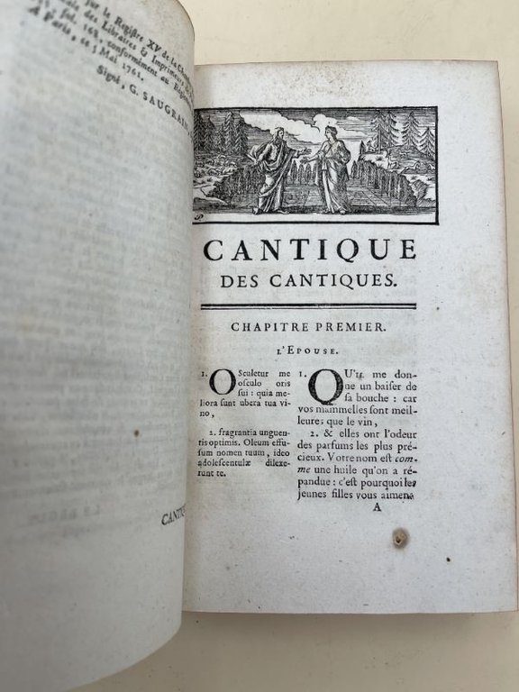 Cantique des Cantiques. traduit en françois, avec une explication tirée …