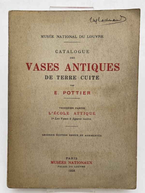 Catalogue des vases antiques de terre cuite