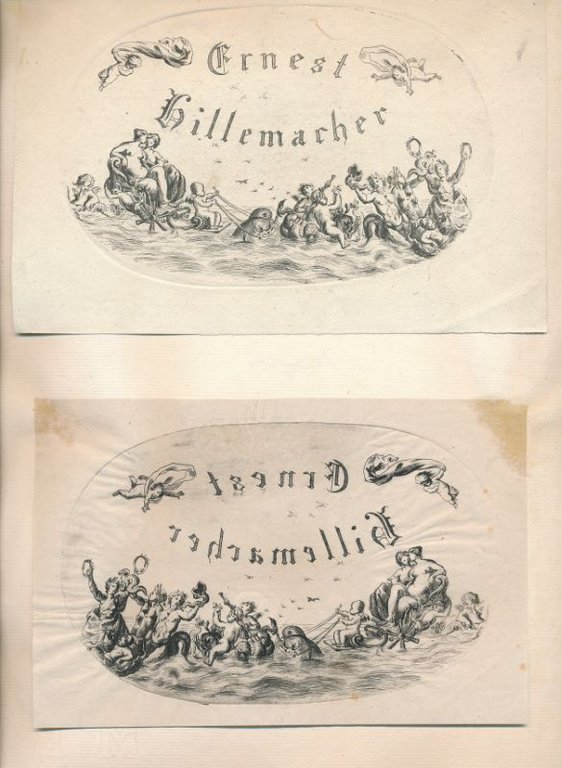 Collection des vignettes gravées par Frédéric Hillemacher pour le Théâtre …