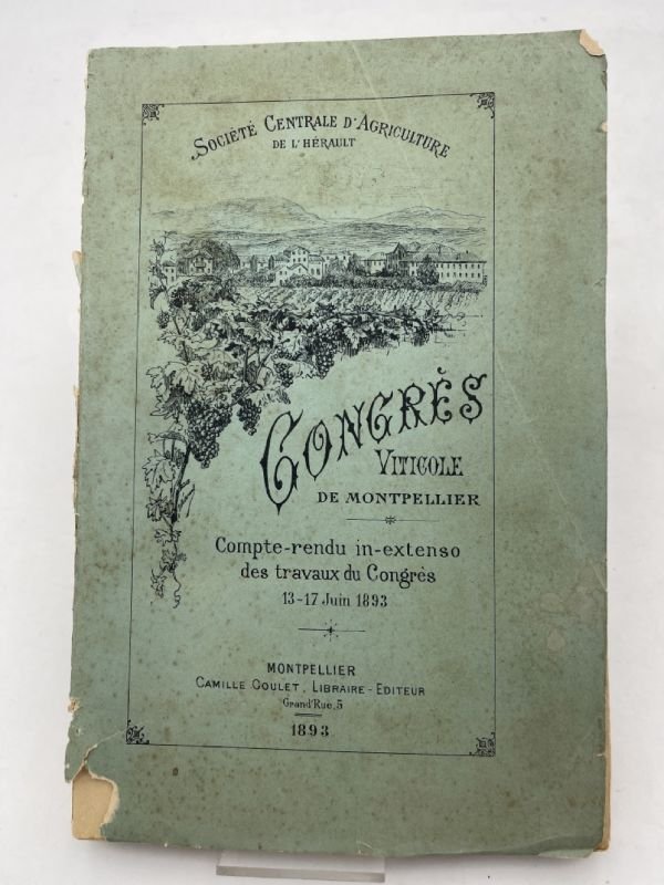 Congrès Vitcicole de montpellier 1893