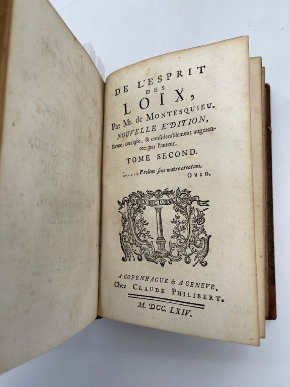 De l'Esprit des Loix