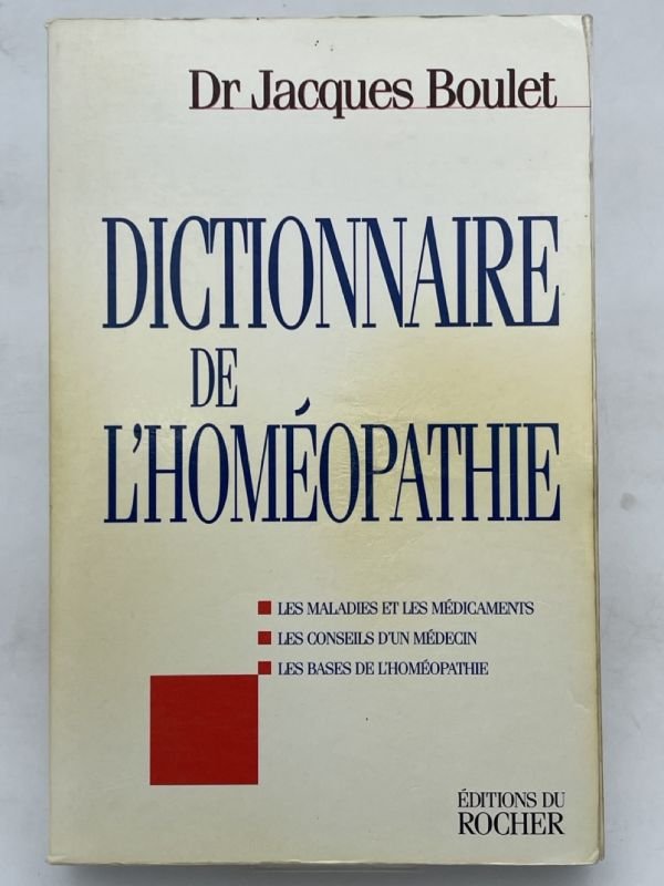Dictionnaire de l'homéopathie