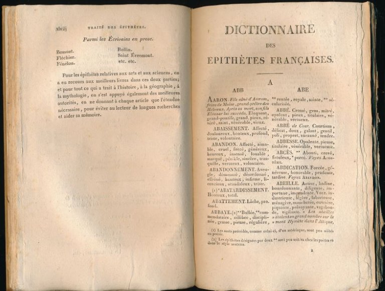 Dictionnaire des épithètes françaises ; nouvelle édition . Revue et …