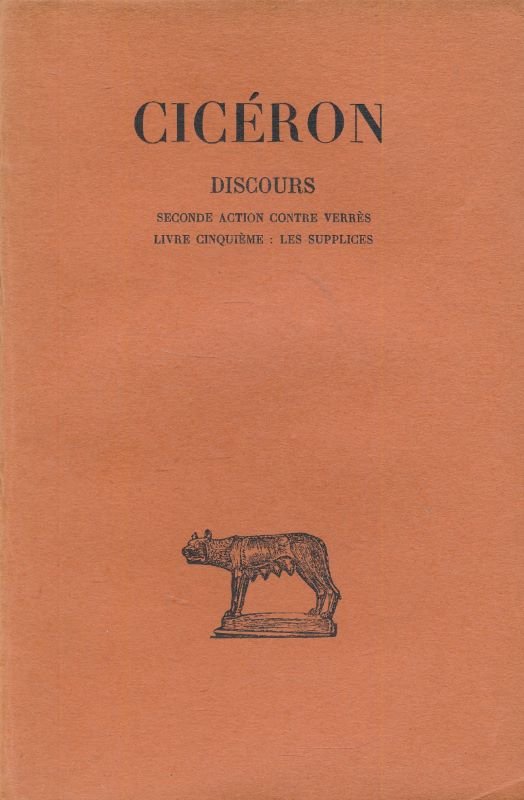 Discours. Seconde action contre Verrès. Livre cinquième : Les suppllices