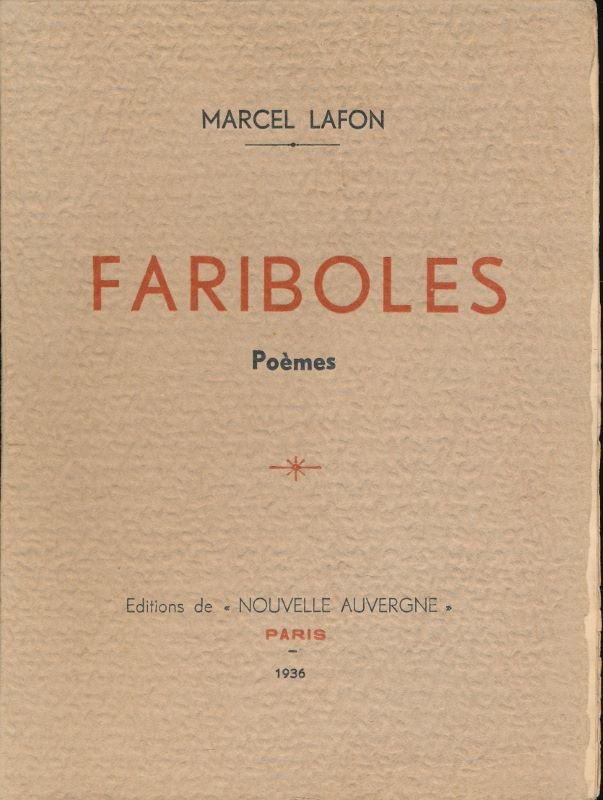 Fariboles. Poêmes