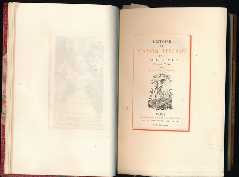 Histoire de Manon Lescaut