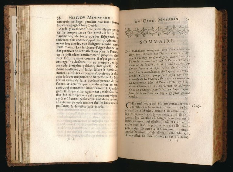 Histoire du Ministère du Cardinal Mazarin sous le règne de …