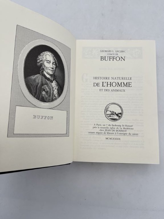 Histoire naturelle de l'Homme et des animaux