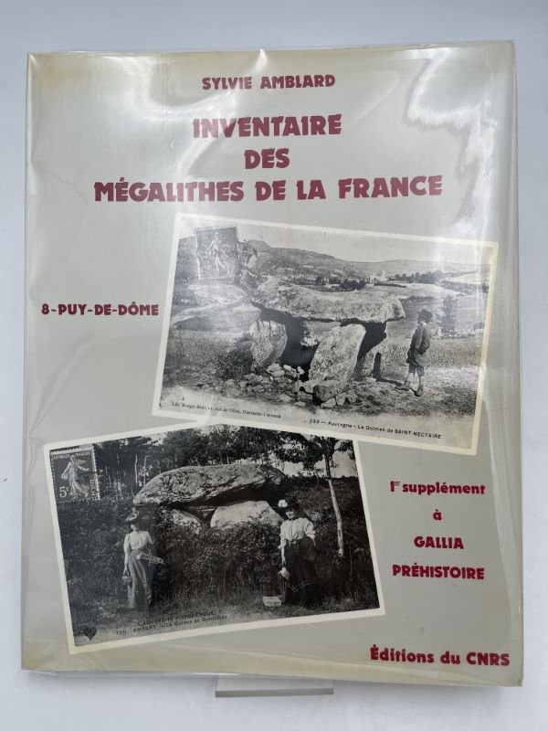 Inventaire des mégalithes se la France. 8- Puy de Dôme