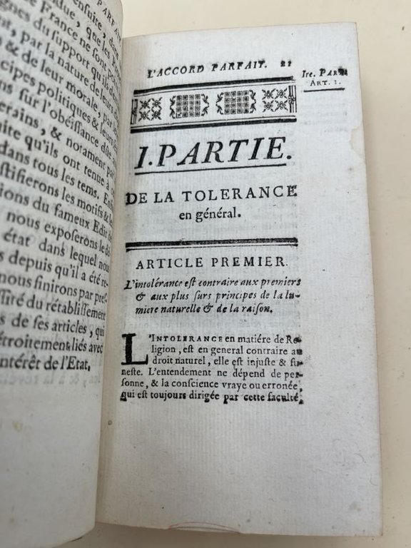 L'accord parfait de la nature, de la raison, de la …