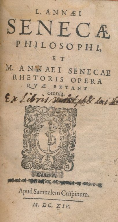 L. annaei Senecae philosophi, et M. annaei Senecae rhetoris opera …