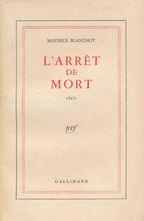 L'arrêt de mort