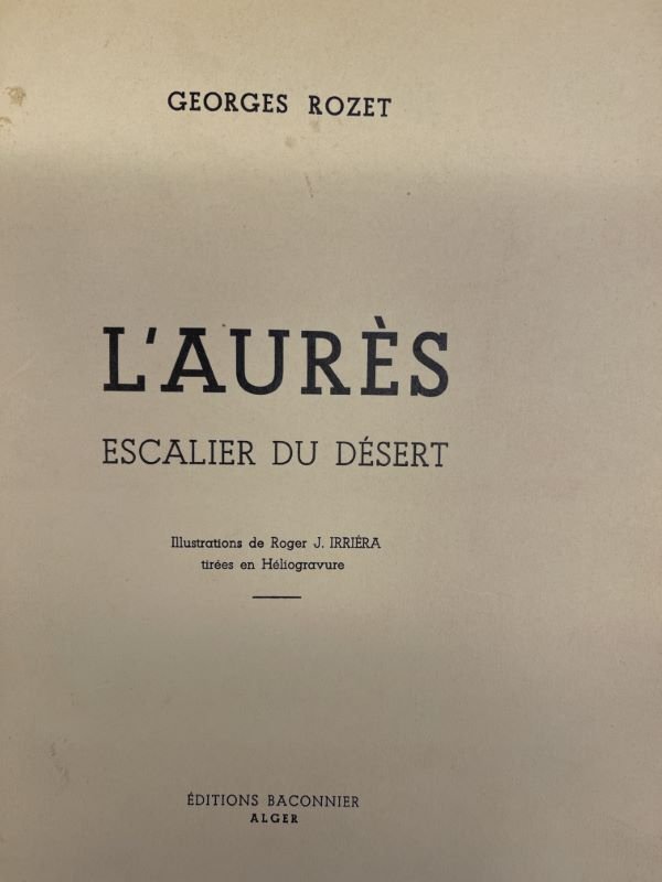 L'Aurès - Escalier du désert
