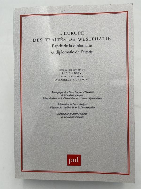 L'Europe des Traités de Westphalie. Esprit de la diplomatie et … | Immagine principale