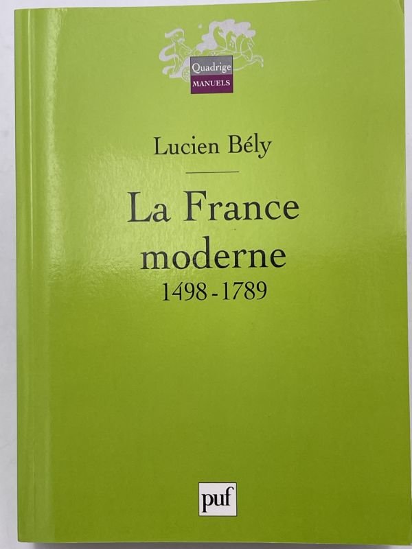 La France moderne 1498 - 1789 | Immagine principale