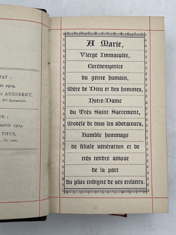 La passion méditée au pied di Saint Sacrement