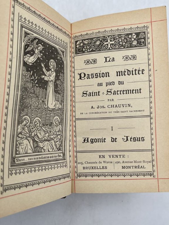 La passion méditée au pied di Saint Sacrement