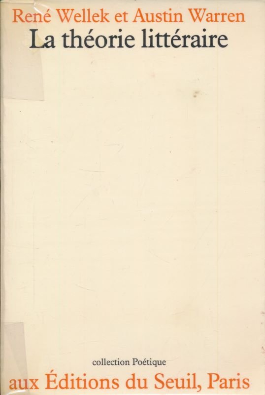 La théorie littéraire