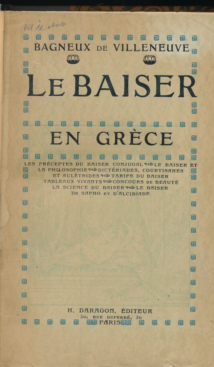 Le baiser en Grèce
