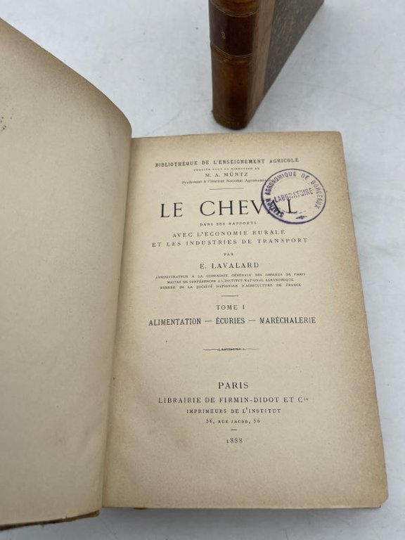 Le cheval dans ses rapports avec l'économie rurale et les …