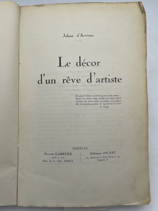 Le décor d'un rêve d'artiste (Eugène Viala) | Immagine principale